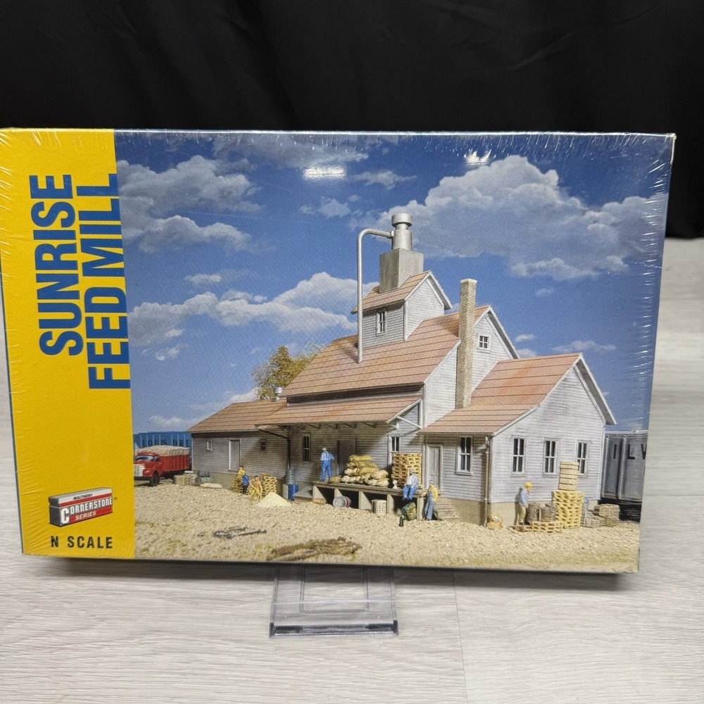 Walthers Cornerstone Series N Scale Sunrise Feed Mill Structure Kit 933-3239